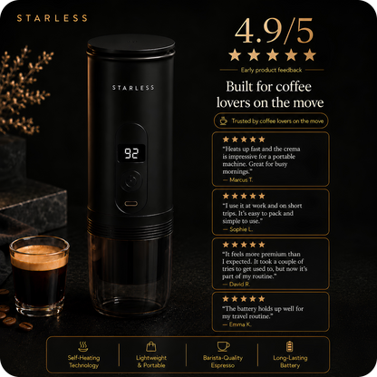 STARLESS – Machine espresso portable