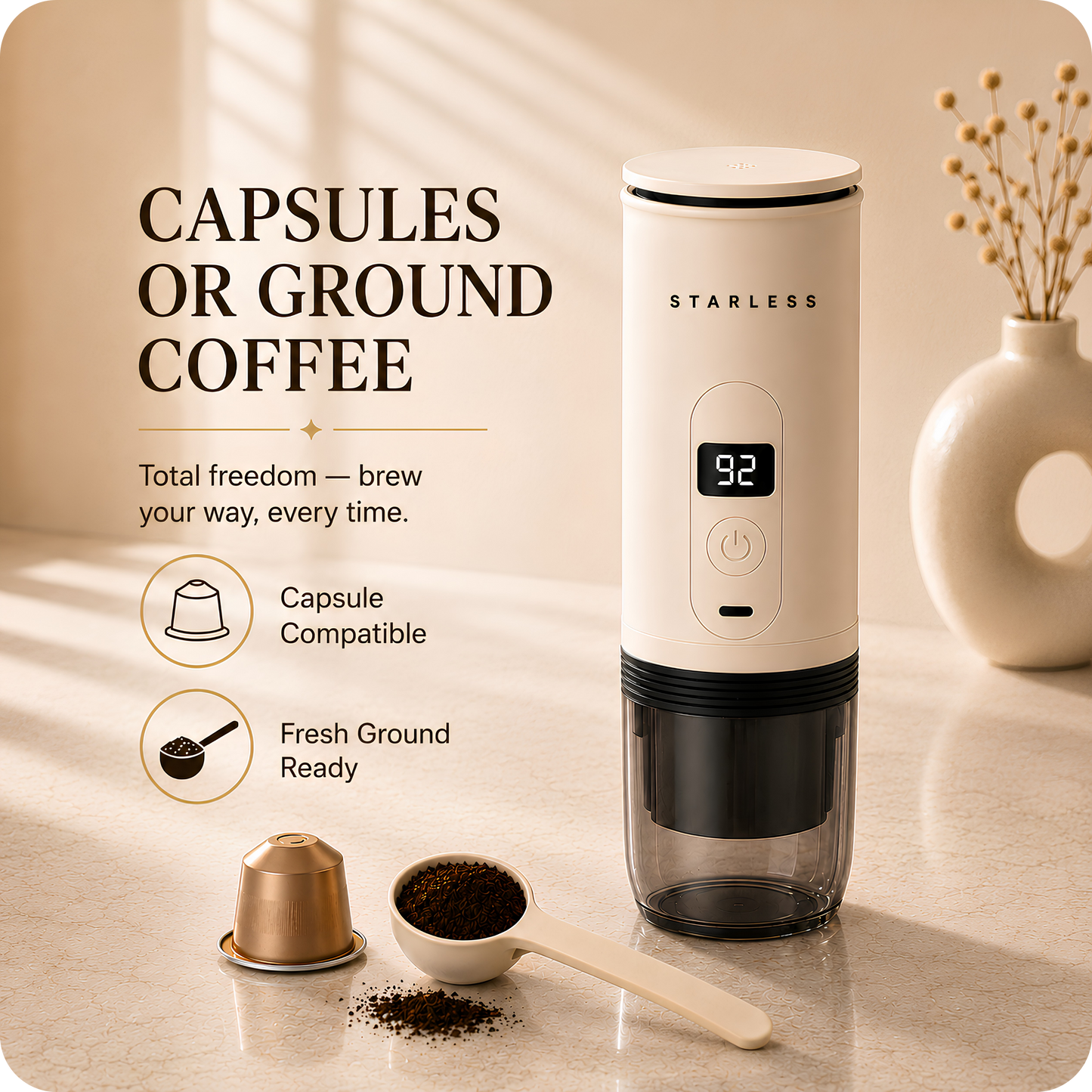 Starless Portable Espresso Machine