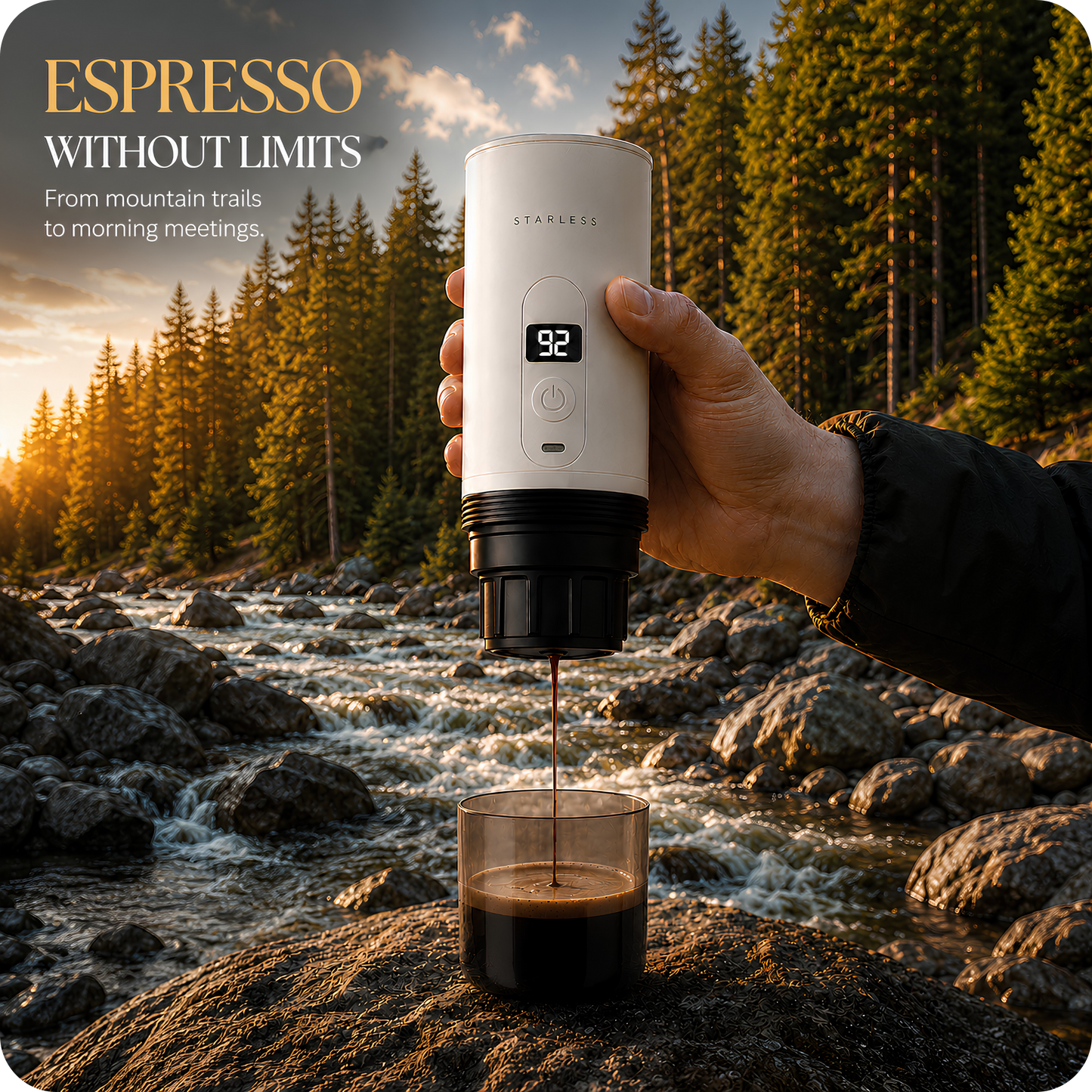 Starless Portable Espresso Machine