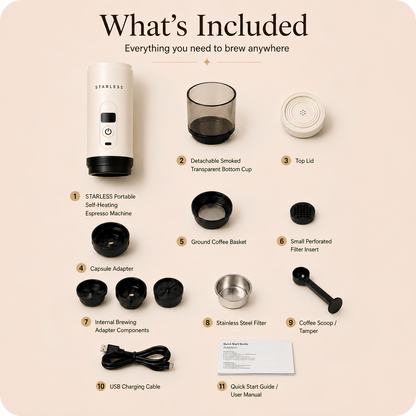 Starless Portable Espresso Machine