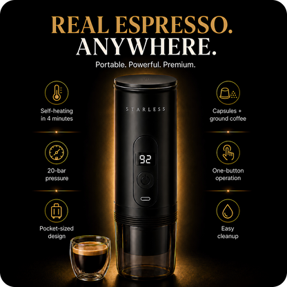 STARLESS – Machine espresso portable