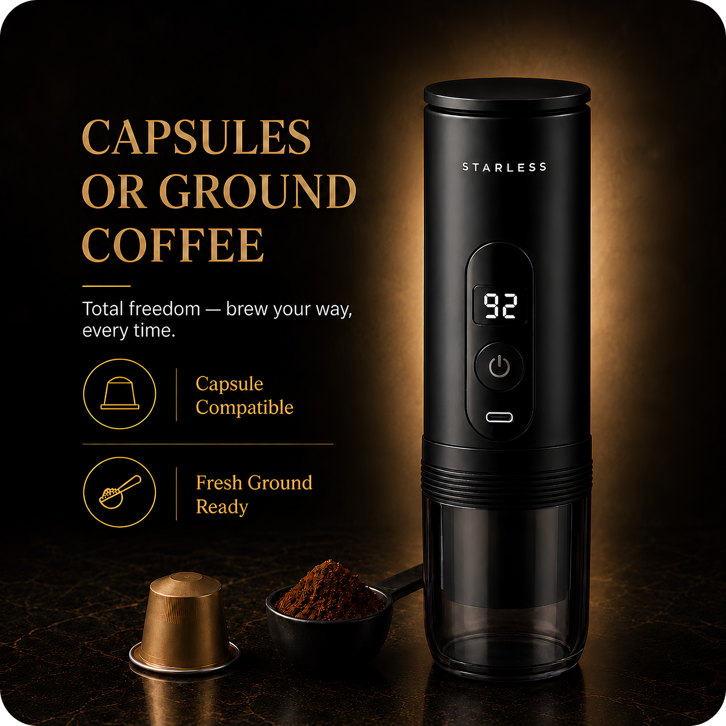 STARLESS – Machine espresso portable