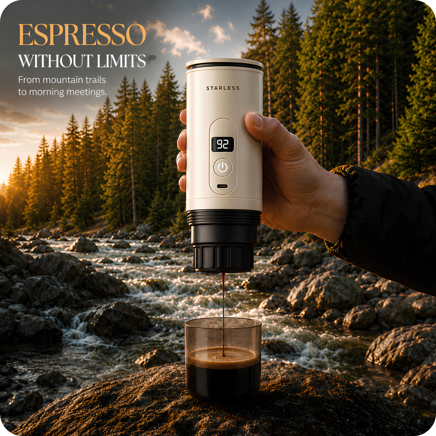 Starless Portable Espresso Machine