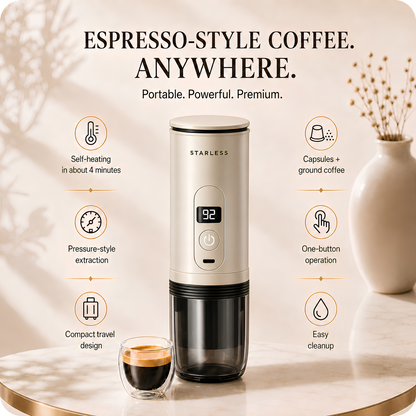 Starless Portable Espresso Machine