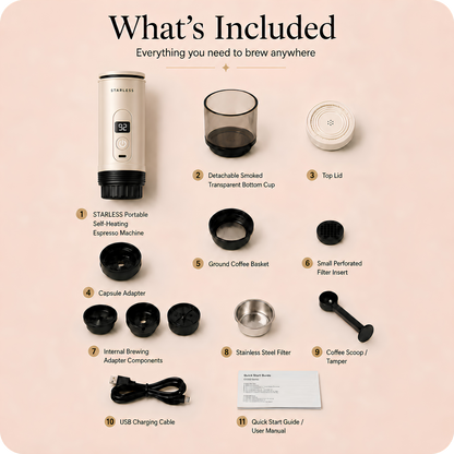 Starless Portable Espresso Machine