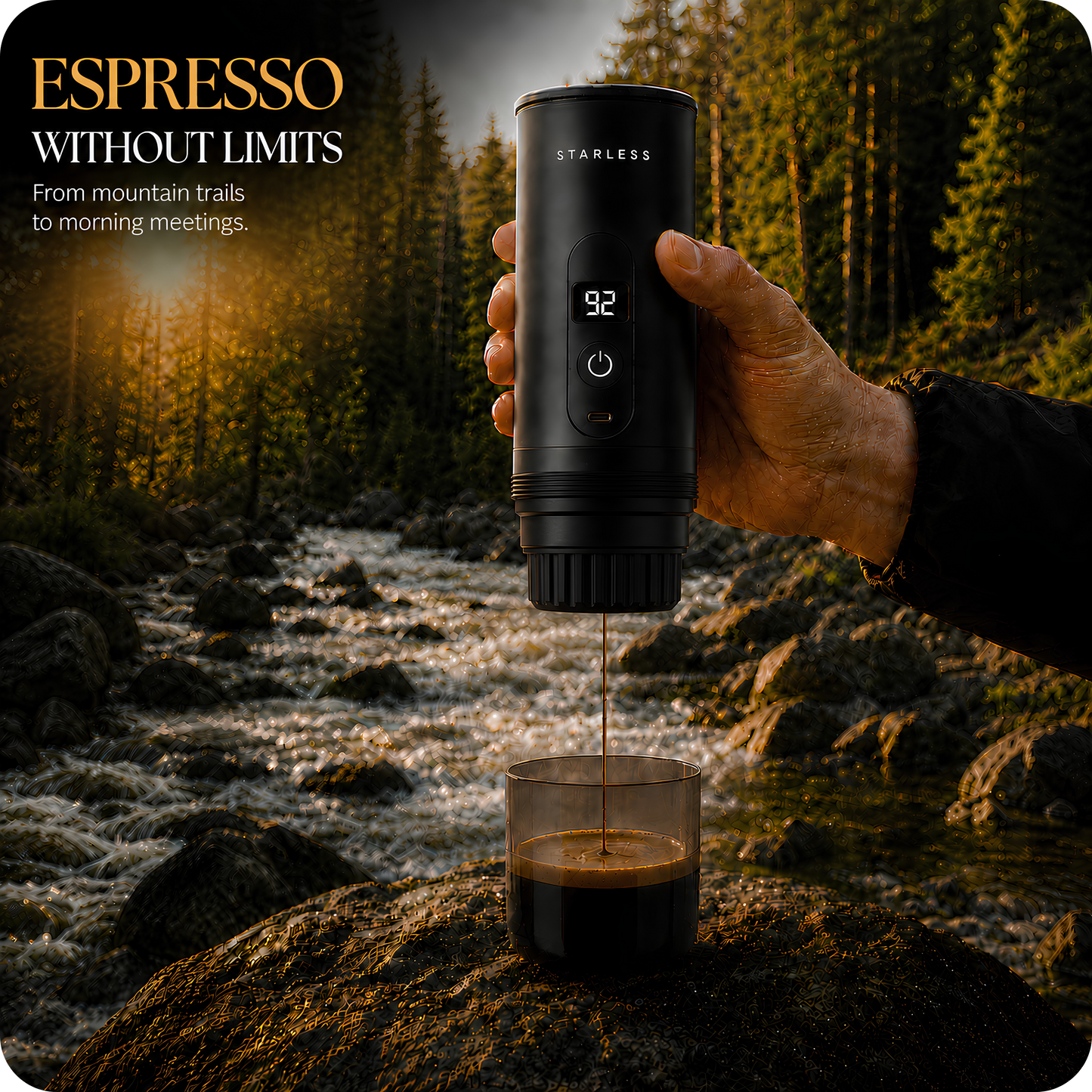 Starless Portable Espresso Machine