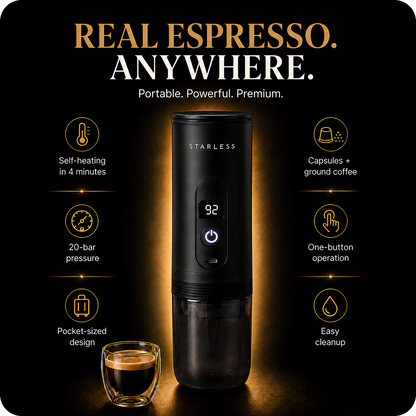 Starless Portable Espresso Machine