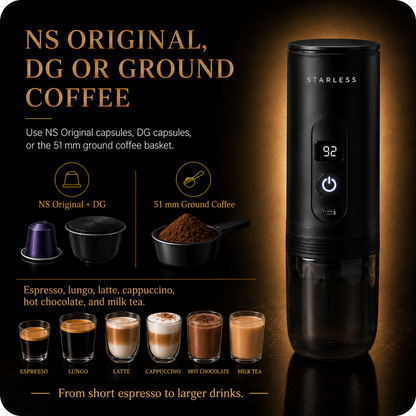Starless Portable Espresso Machine